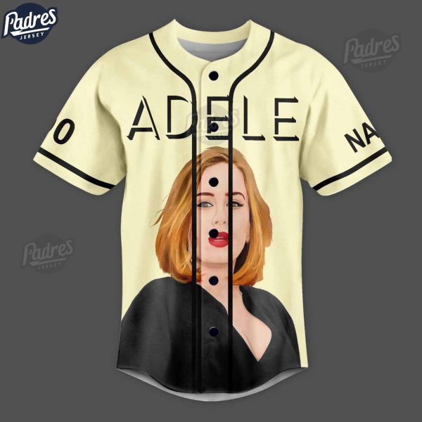 Adele Singer Custom Baseball Jersey 2