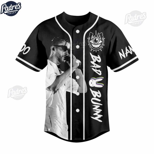 Bad Bunny The Most Wanted Tour Custom Music Baseball Jersey 2