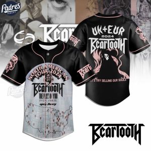 Beartooth Band North American Tour 2024 Custom Baseball Jersey Shirt 1