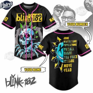 Blink-182 Yorall Redii The Voice Custom Baseball Jersey