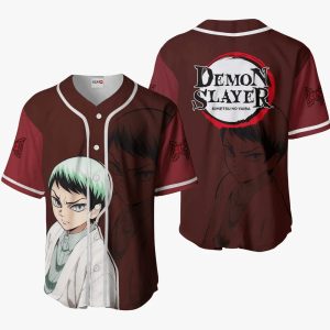 Custom Demon Slayer Yushiro Baseball Jersey Shirt