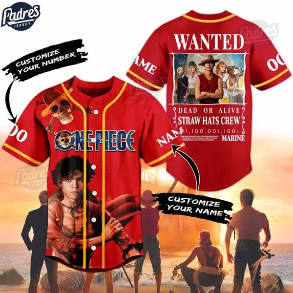 Custom Movie One Piece Baseball Jersey Shirt 3