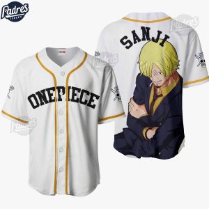 Custom One Piece Sanji Baseball Jersey Shirt For Fans