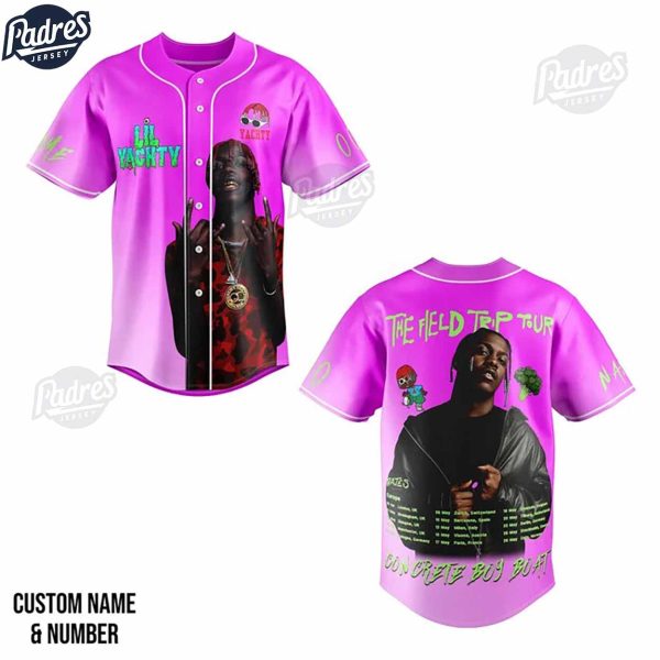 Custom Rapper Lil Yachty Baseball Jersey 1