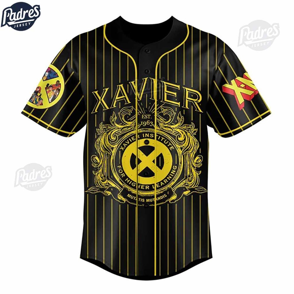 Custom X-Men Xavier Baseball Jersey