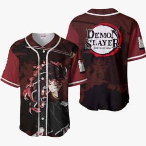 Custom Yoriichi Tsugikuni Demon Slayer Baseball Jersey Shirt