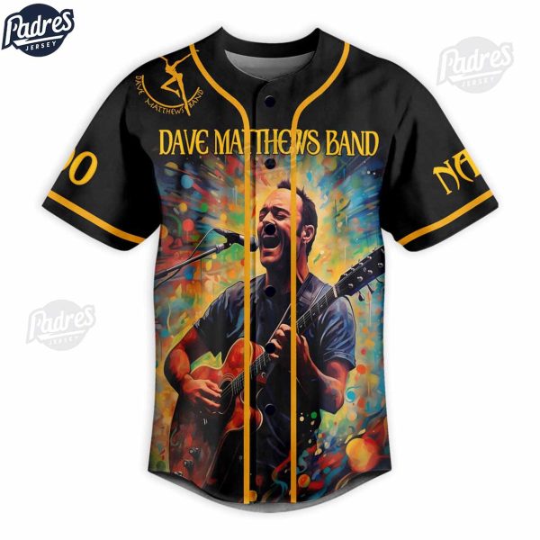 Dave Matthews Band Custom Baseball Jersey Style 2