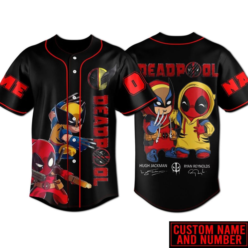 Deadpool 3 Wolverine Baseball Jersey