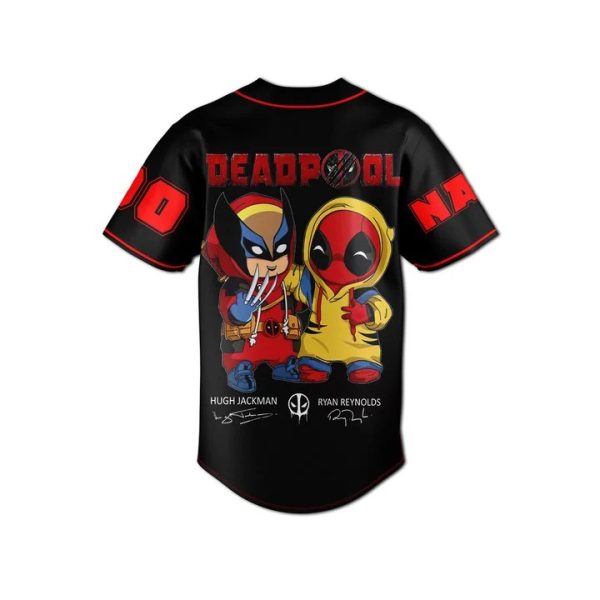 Deadpool 3 Wolverine Baseball Jersey 3