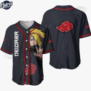 Deidara Anime Naruto Baseball Jersey Shirt