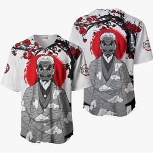 Demon Slayer Sakonji Urokodaki Baseball Jersey T Shirt