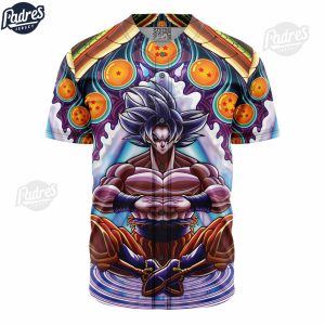 Dragon Ball Super Trippy Ultra Instinct Goku Baseball Jersey Shirt