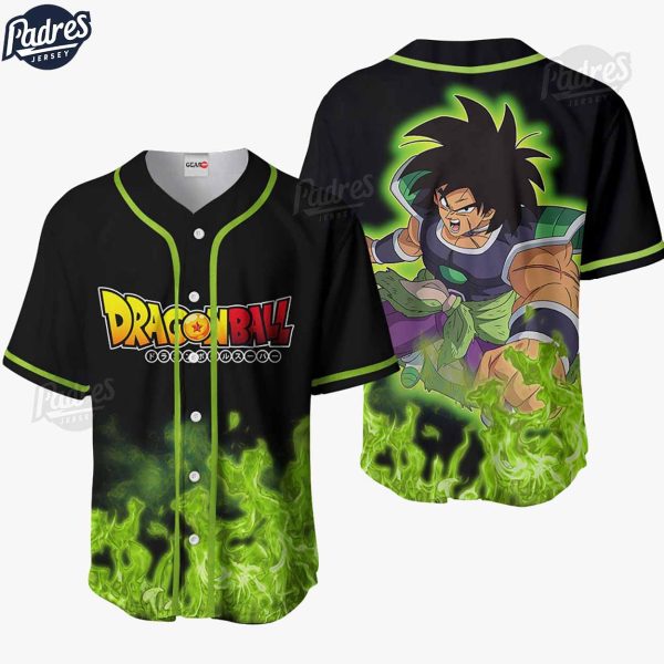 Dragon Ball Z Broly Baseball Jersey Shirt
