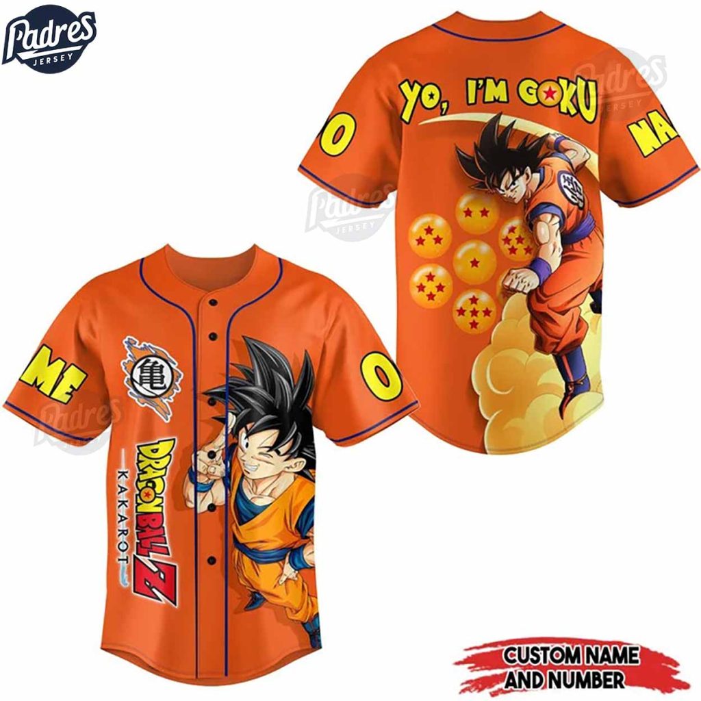 Dragon Ball Z Kakarot Custom Baseball Jersey