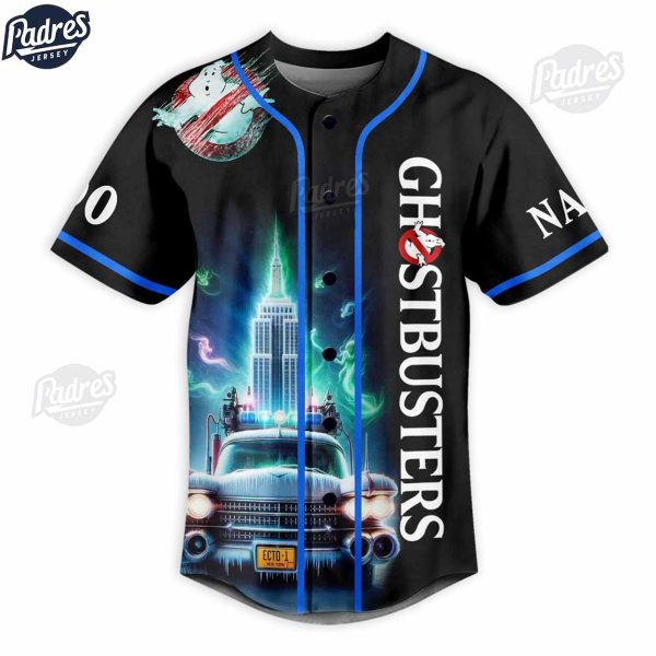 Ghostbusters I Aint Afraid Of No Ghost Custom Baseball Jersey Style 2