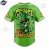 Grinch St Patrick's Day Fan Custom Baseball Jersey 3
