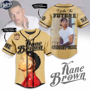 Kane Brown Country Music Customized Baseball Jersey Style 1