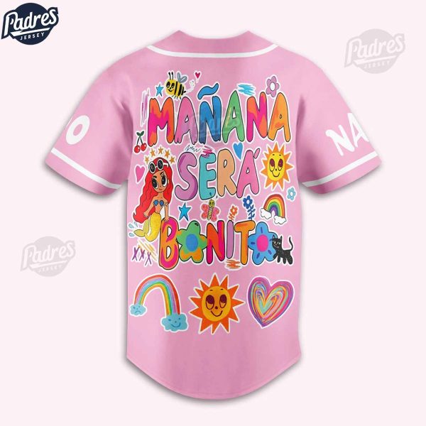 Karol G Manana Sera Bonito Personalized Baseball Jersey Style 3