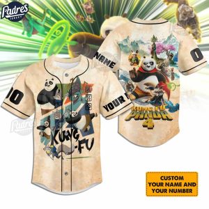 Kung Fu Panda 4 Movie Custom Baseball Jersey Shirt 1