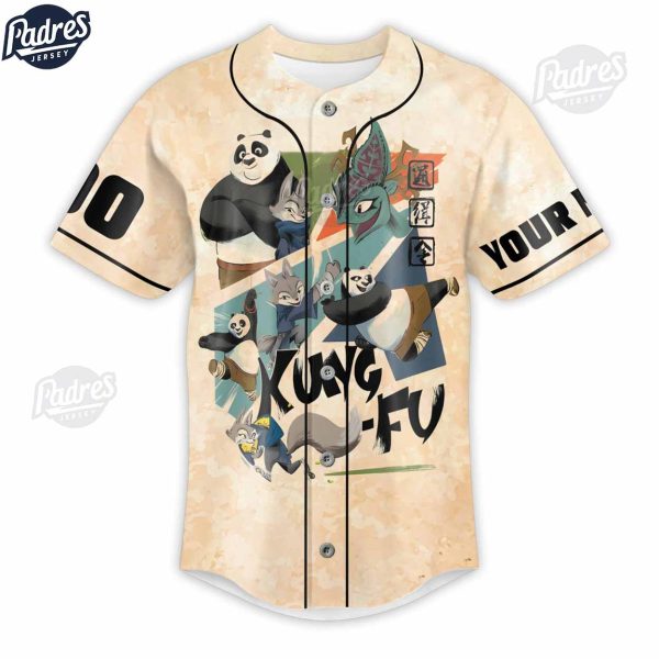 Kung Fu Panda 4 Movie Custom Baseball Jersey Shirt 2