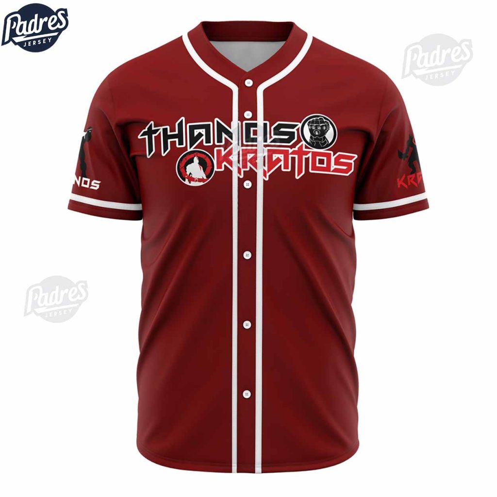 Marvel Kratos And Thanos Baseball Jersey