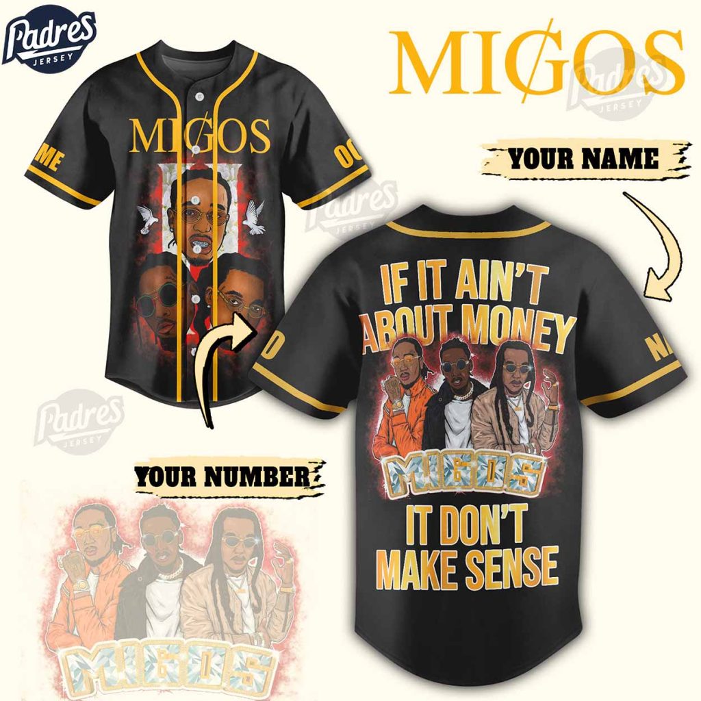 Migos Band Personalized Baseball Jersey Style