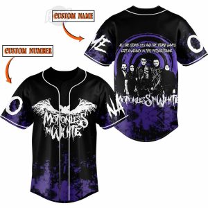 Motionless In White Masterpiece Personalized Baseball Jersey