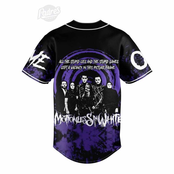 Motionless In White Masterpiece Personalized Baseball 3d Jersey 3