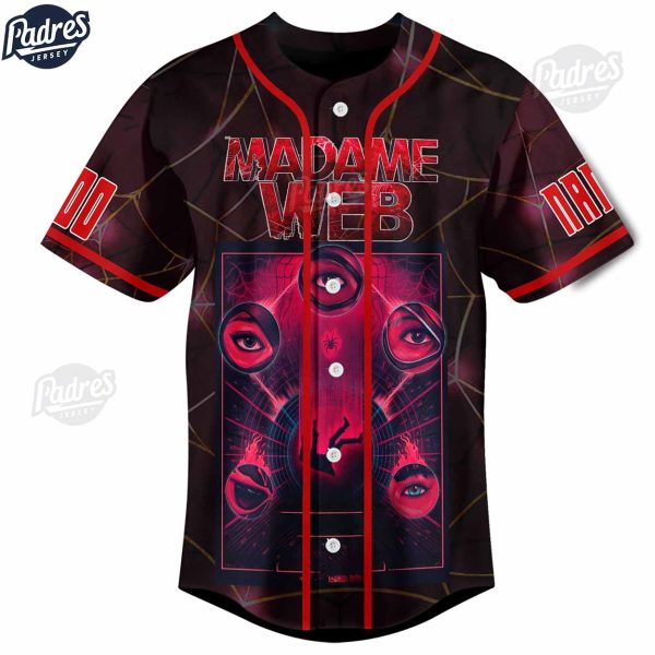 Movie Madame Web 2024 Custom Baseball Jersey Style 2