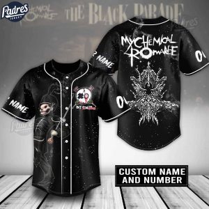 My Chemical Romance Band Custom Baseball Jersey Shirt 1