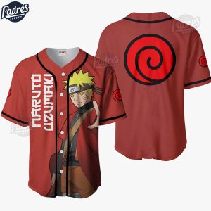 Naruto The Sage Of Six Paths Anime Red Baseball Jersey