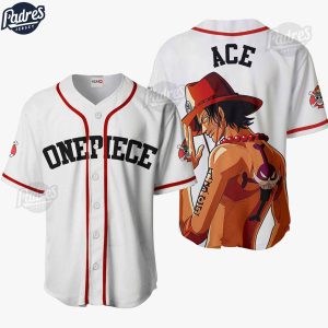 Personalized One Piece Portgas D Ace Baseball Jersey Shirt