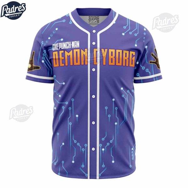 One Punch Man Genos Baseball Jersey 1