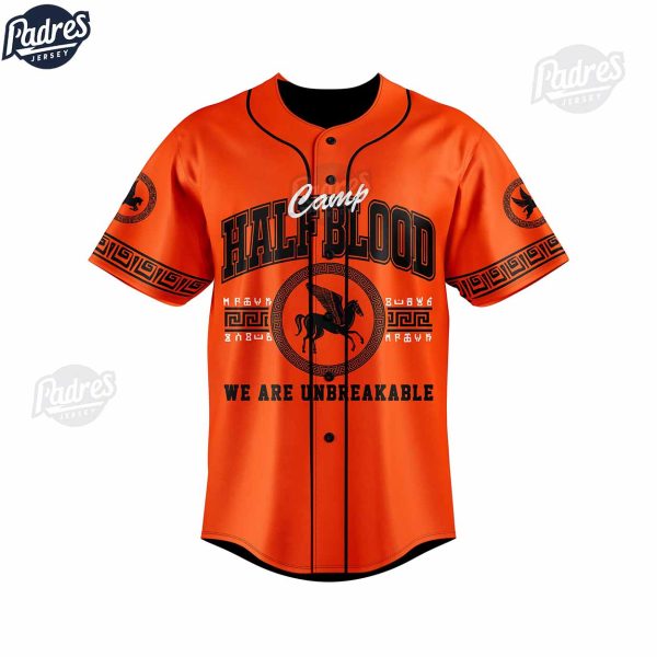 Percy Jackson Camp Half Blood Custom Baseball Jersey 2
