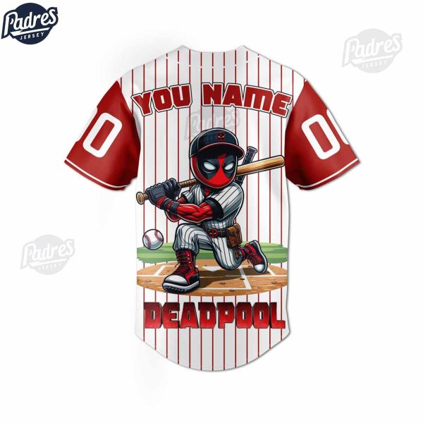 Personalized Deadpool Baseball Jersey 3