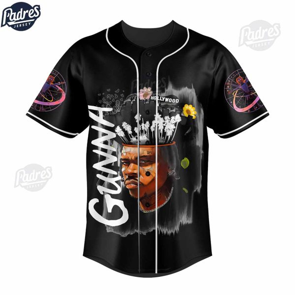 Personalized Gunna Rapper Baseball Jersey Shirt 2