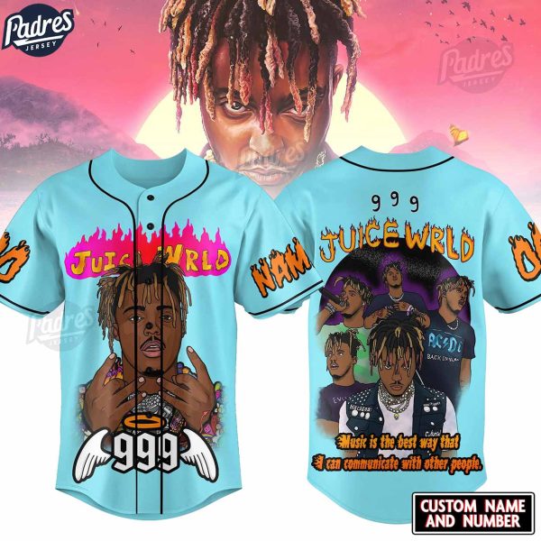 Personalized Juice Wrld Baseball Jersey 1