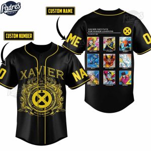 Personalized X-Men Xavier Baseball Jersey