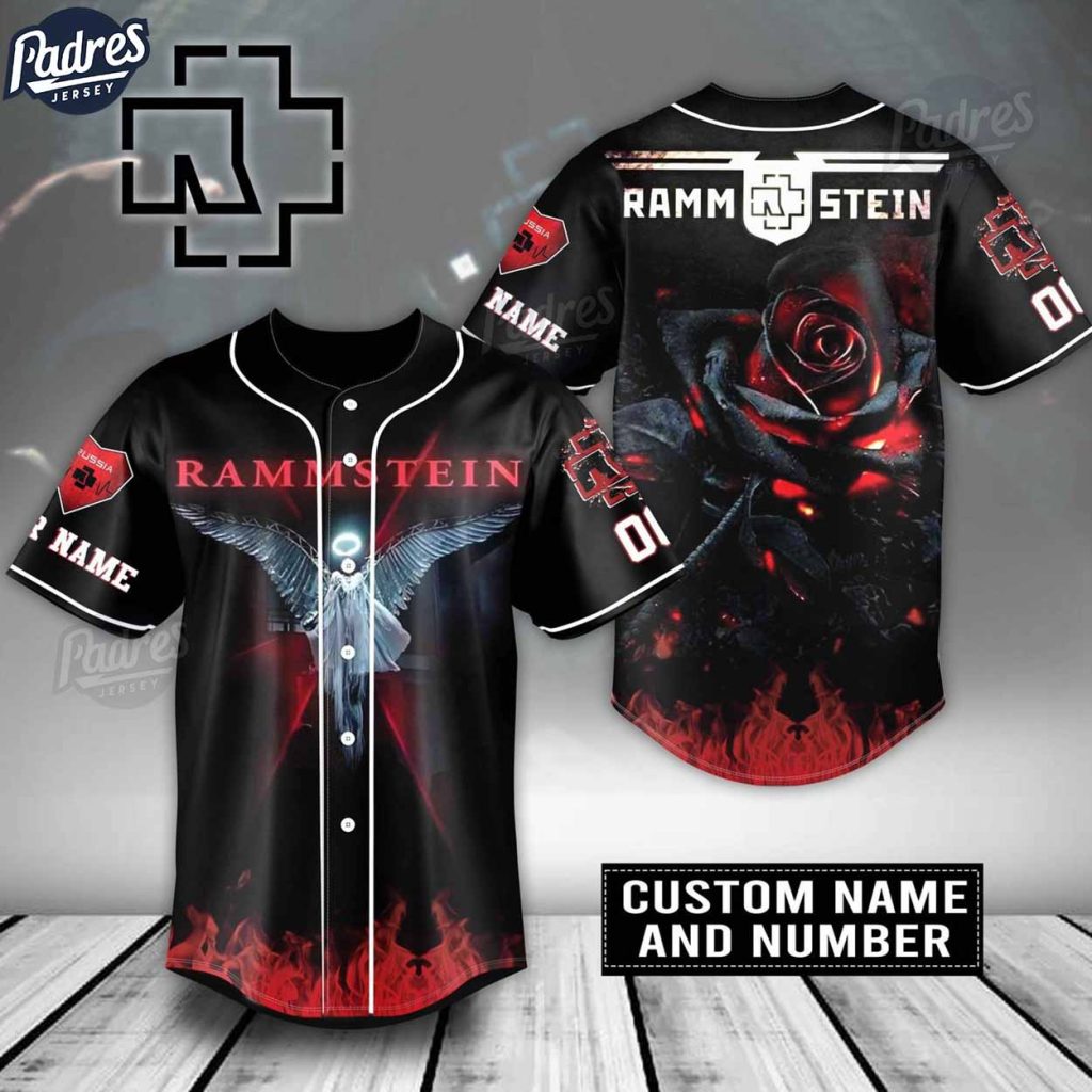 Rammstein Band Personalized Baseball Jersey Shirt