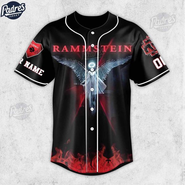 Rammstein Band Personalized Baseball Jersey Shirt 3