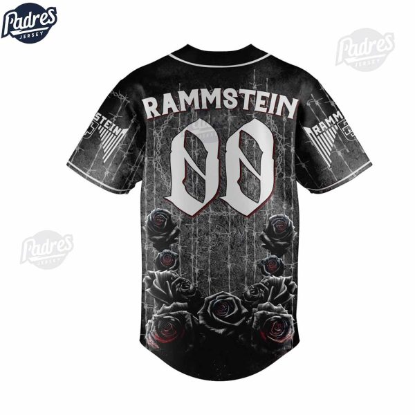 Rammstein Skull Custom Baseball Jersey 3
