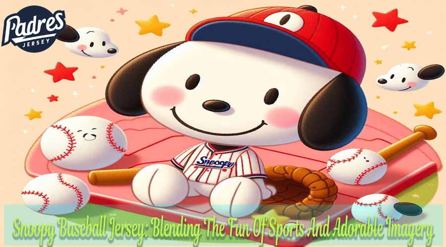 Snoopy Baseball Jersey Blending The Fun Of Sports And Adorable Imagery