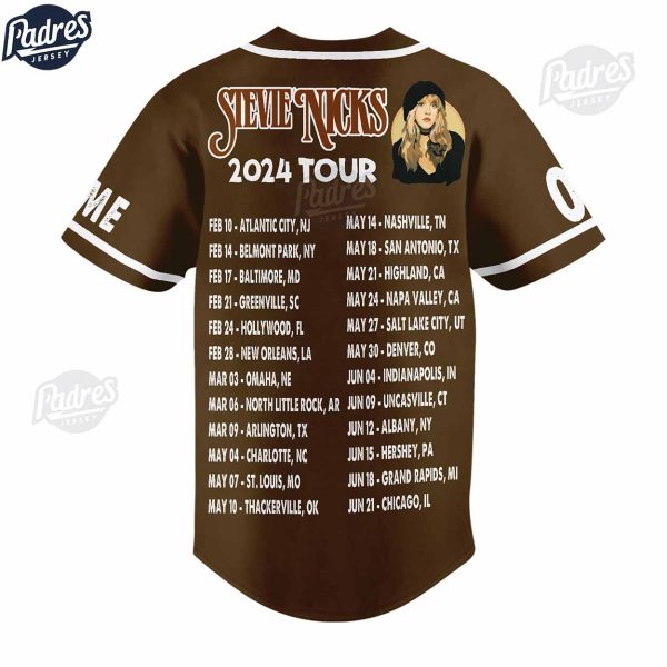 Stevie Nicks Tour 2024 Custom Baseball Jersey Style 3