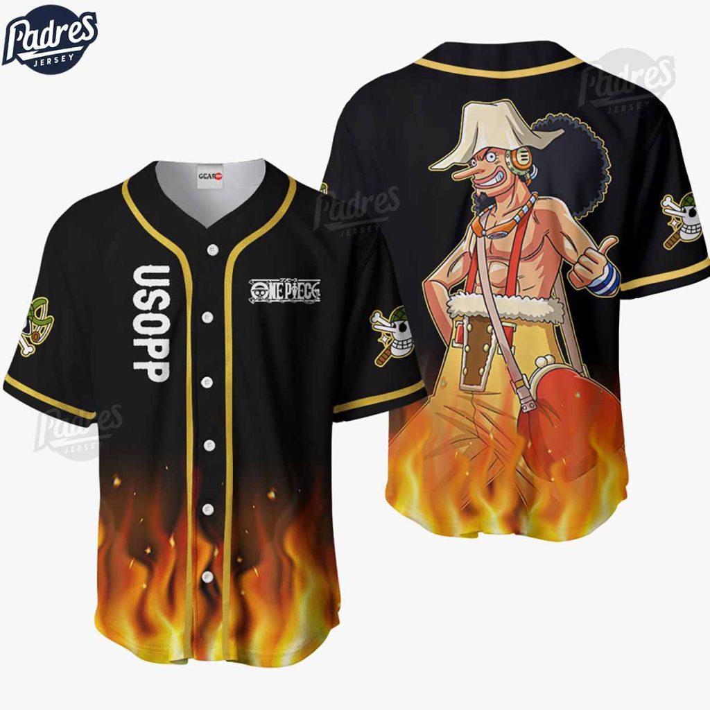 Usopp One Piece Anime Baseball Jersey