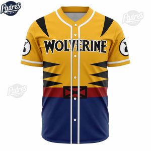 X men Wolverine Baseball Jersey 1