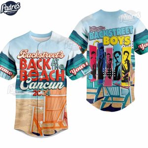 Backstreet Boys Back At The Beach Cancun 2024 Baseball Jersey 1