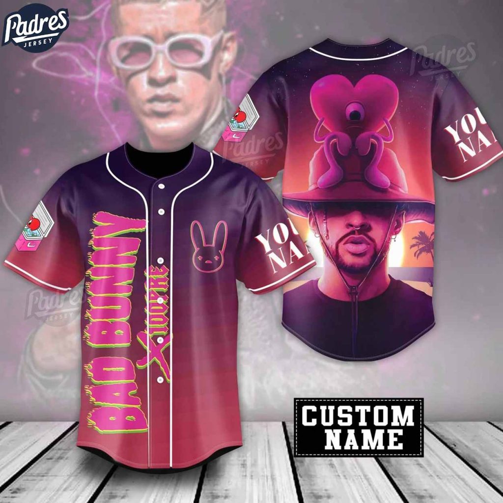 Bad Bunny X100pre Personalized Baseball Jersey