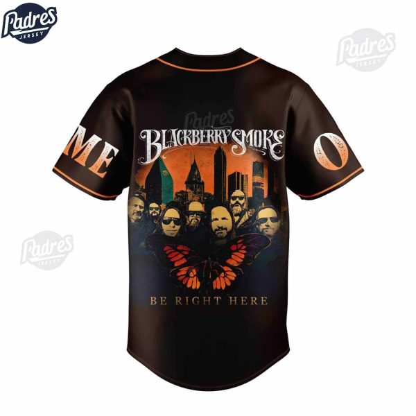 Blackberry Smoke band Be Right Here Tour 2024 Custom Baseball Jersey Shirt 3