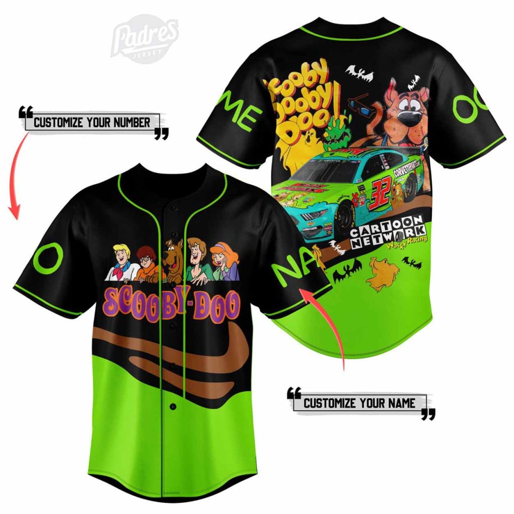 Cartoon Network Scooby doo Baseball Jersey Shirt