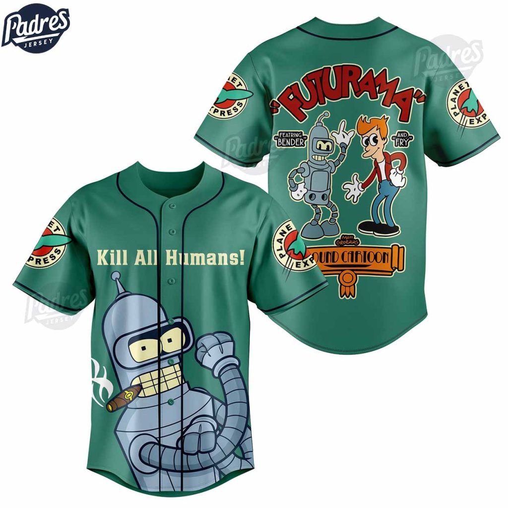 Cartoon Personalized Futurama Tv Series Baseball Jersey